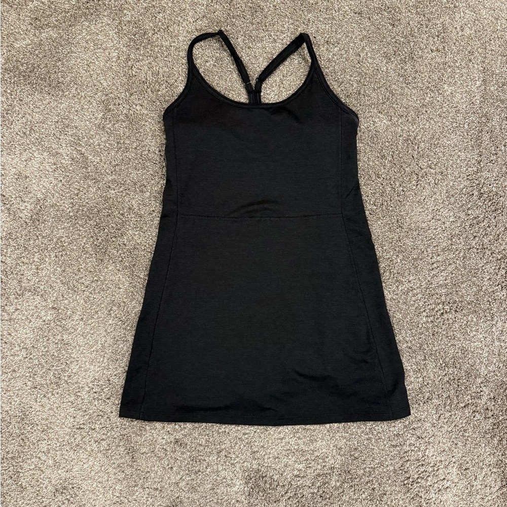 Old Navy Cloudcomfy Athletic Black Mini Dress - Petite S